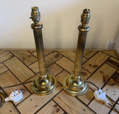 Pair vintage brass - pair,