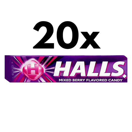 Halls mixed berry flavoured - berry,