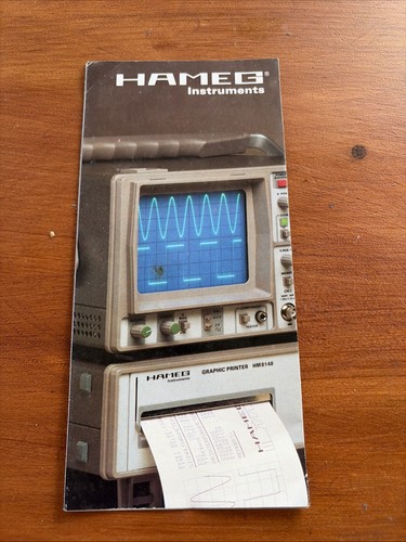 Hameg instruments leaflet - instruments,