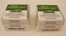 STAMPIN' Up! Gumball Green 132926 CLASSIC STAMPIN' SPOT 4 Stamp Pads Small NEW