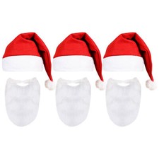Santa Hat and Beard Set Father