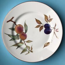 Royal Worcester Evesham Gold Edge Large 10" 25 cm Dinner Plate Excellent Conditi