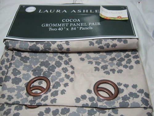New laura ashley cocoa - laura, grommet