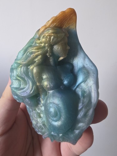 Handmade resin mermaid - handmade,