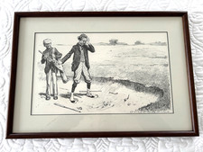 Framed Golf Art Print by