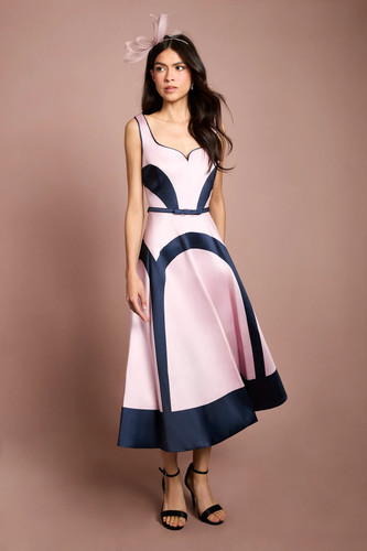 Coast blush midi dress - dress, womens