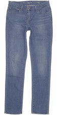 Levi's Demi Curve Women Blue Straight Slim Stretch Jeans W28 L32 (105038)