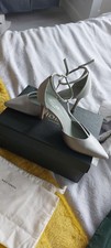 Hobbs Sage Green  T Bar Shoes