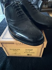Barker Men’s Black Brogues