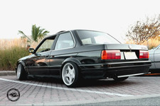 Brock B1 deep dish alloy wheels, 16inch,  4x100 BMW e30 with tyres