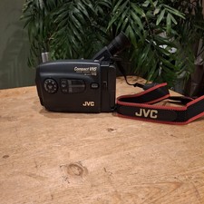 JVC GR-AX48 Camcorder VHSC Tape Analogue Retro 90s Video Camera, Case, Charger