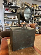 Original Victorian Stage Lamp - Theatre Lamp - Ships Lamp for Restoration H 65cm