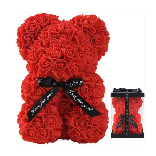 Rose bear artificial - rose,