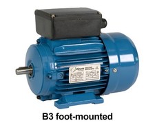 Single-phase electric motor