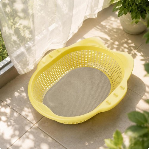 Industrial bed round rattan - bed,