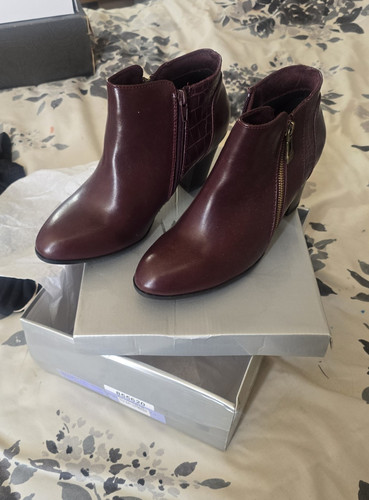 Women burgundy leather - women’s,
