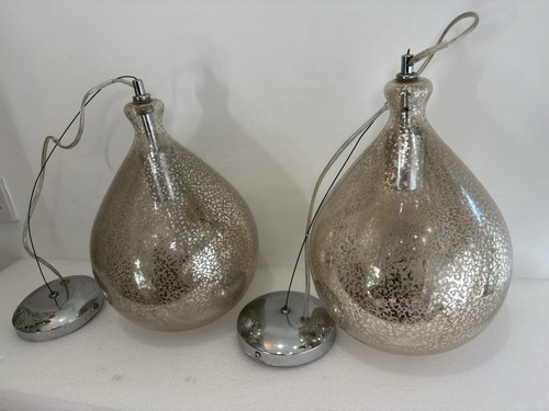 Mercury glass light - 2x,