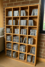 Wood Media Shelving Unit CD