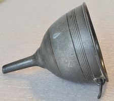 Antique pewter funnel - funnel, /