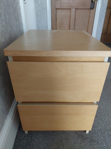 Ikea malm drawer bedside - ikea, 2-drawer