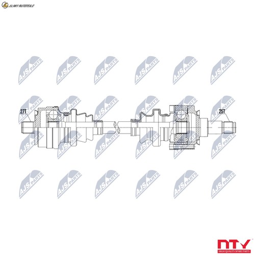 Driveshaft npw 190 - driveshaft, for