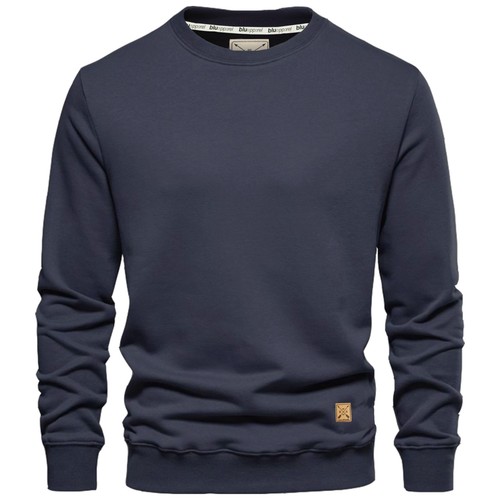 Mens fleece lined crew - lined,