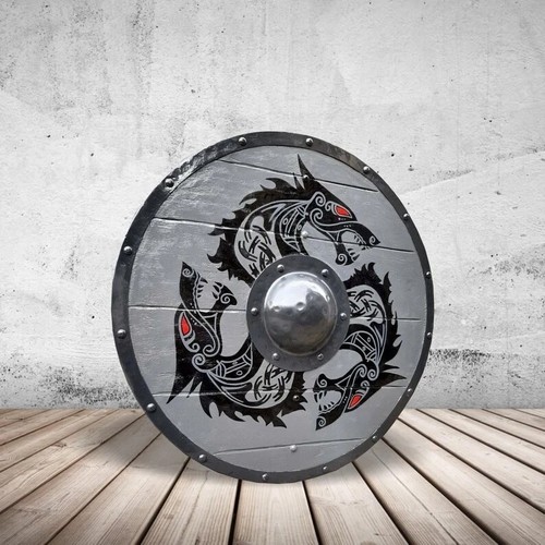 Viking shield wooden - viking,