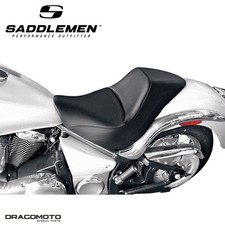 SEAT SADDLEMEN Renegade Deluxe KAWASAKI K06-11-002 Solo Seat Black Saddlegel