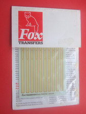 NEW FOX Transfers Pack FRH2702