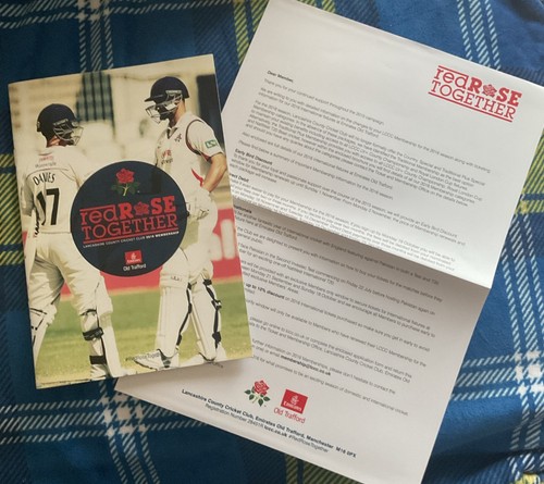 Lancashire ccc red rose - ccc,