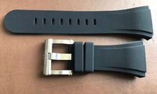 Genuine TW Steel Black Rubber Watch Strap & Buckle 30mm CEB4021