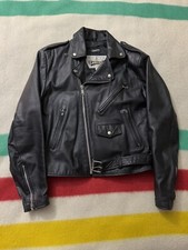 Vintage 70s 80s Open Road Perfecto Leather Jacket Black Small Mint Condition