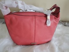 COACH NWT Avery Pebble Leather Hobo Purse Handbag Sienna/Coral