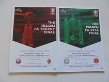 2025 FA TROPHY & VASE FINAL - ALDERSHOT v SPENNYMOOR / WHYTELEAFE v WHITSTABLE