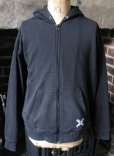 Kenzo Hoodie Zipped Jumper Pullover Sweater Hooded Black Classic Designer L XL