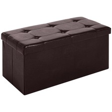 HOMCOM Folding Faux Leather