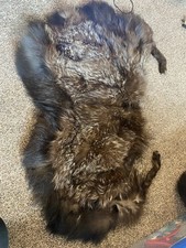 Real Silver Arctic Fox Fur Cape vintage London 1970’s rare