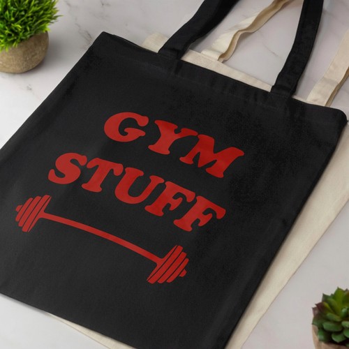 Gym stuff tote bag funny - gym,