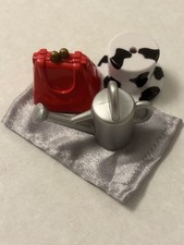 Vintage blanket, hat, handbag