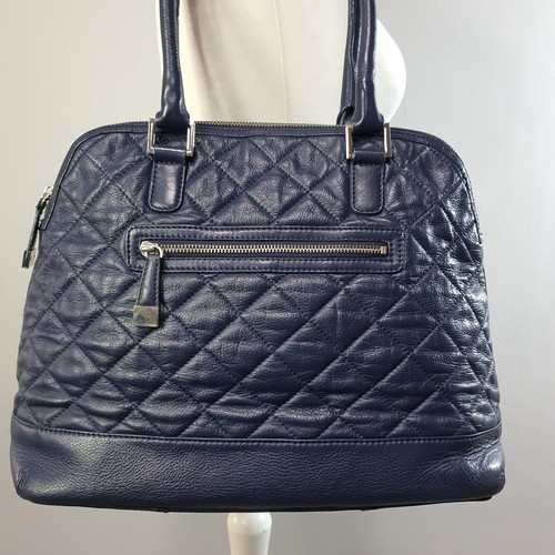 Leather bowling style bag - m&s,