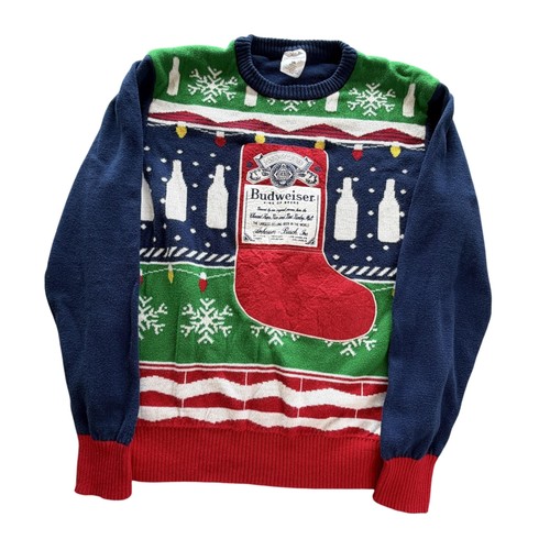 Budweiser sweater mens - mens, large