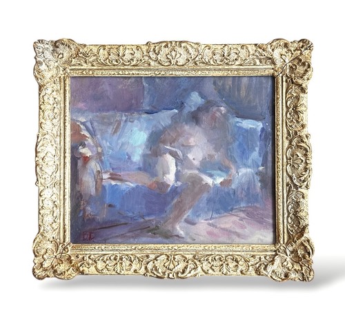 Bernard dunstan oil painting - bernard,