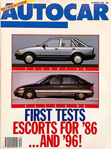 Autocar magazine mar - autocar, 19-mar-86