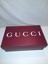Gucci Empty Burgundy Shoe Gift