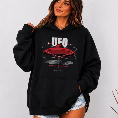 Ufo flying saucer - alien, retro