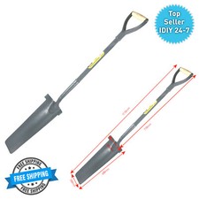 Rolson Shovel Newcastle All Steel Draining Spade Tool All Metal Digging