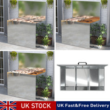 Large Galvanised Feed Bins w/