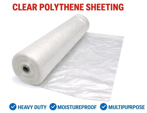 Clear polythene roll wide - roll,