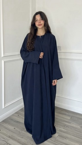 Women navy blue abaya kaftan - women,