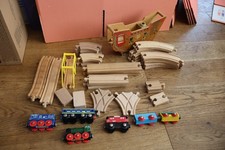 MIXED BRANDS WOODEN TRAIN SET